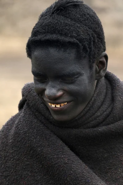 Masai joven guerrero — Foto de Stock