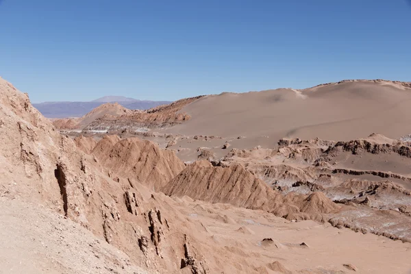 Вид из Валле-де-ла-Луна, пустыня Атакама, Чили — стоковое фото