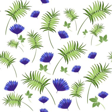 Çiçek vektör deseni