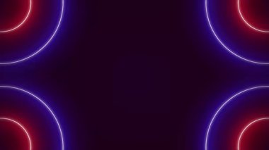 Neon Işık Çizgileri Hareketi Arkaplanı