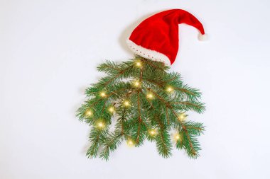 Altın ışıklarla donatılmış Noel arkaplanı