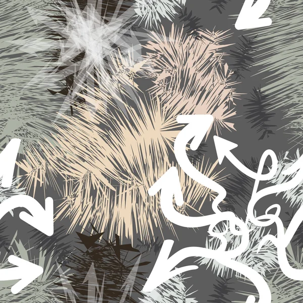 grafiti seamless modeli ile okları