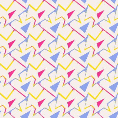 Kavisli şekilleri ve grunge noktaları olan kusursuz soyut kentsel desen