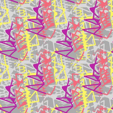 Yaratıcı tasarımın için şehir el çizimi kusursuz soyut desen