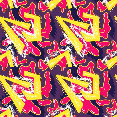 Yaratıcı fikirleriniz için soyut kentsel renksiz desen