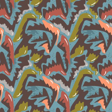 Kusursuz soyut renkli kentsel desen