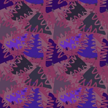 Elle çizilmiş üçgen şekilleri ve grunge noktalarıyla kusursuz soyut şehir arkaplanı