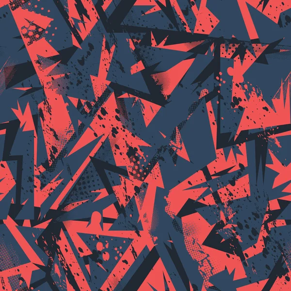 Kavisli jeometri eğri desenli soyut kentsel zemin ve sokak stilinde grunge noktaları