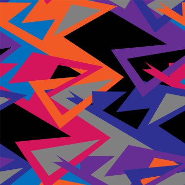 Kavisli geometri elementleri ile kusursuz soyut kentsel desen