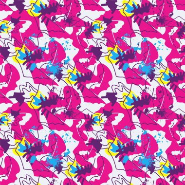  Soyut yaratıcı şablona sahip kusursuz arkaplan