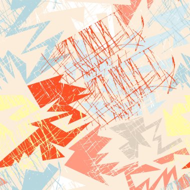  Kavisli geometri elementleri ile soyut kentsel kusursuz desen