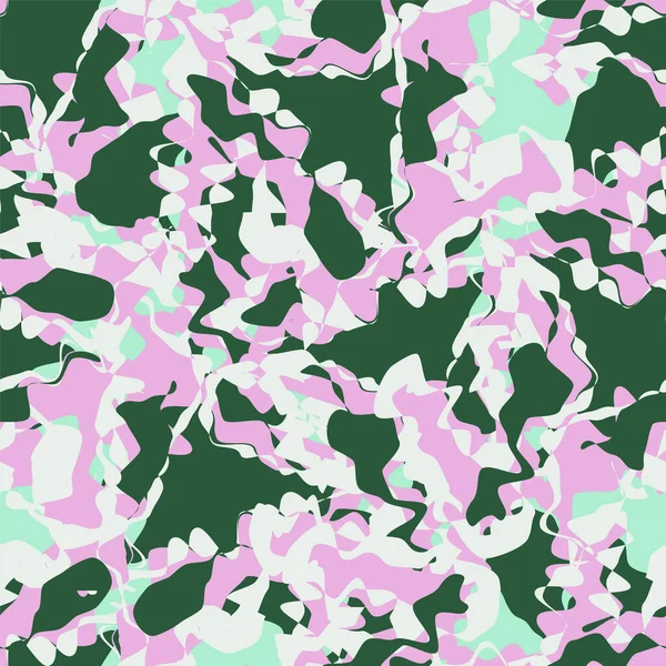 Nahtlose Abstrakte Muster Camouflage Stil — Stockvektor