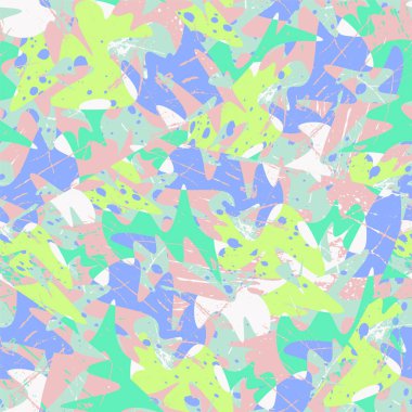  El çizimleri, grunge noktaları ve parmak izi, doku, tekstil ve yaratıcı fikirlerin için kusursuz soyut desenler.