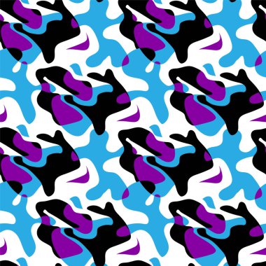  Dalga vektör şekilli kusursuz soyut desen 