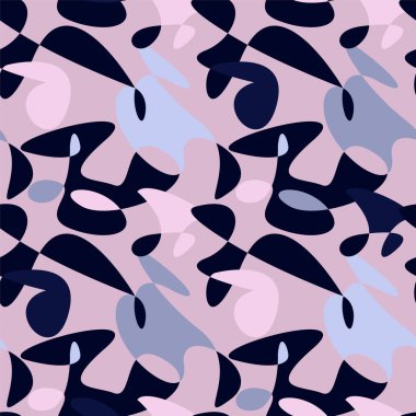 Soyut vektör dalga şekilli kusursuz desen