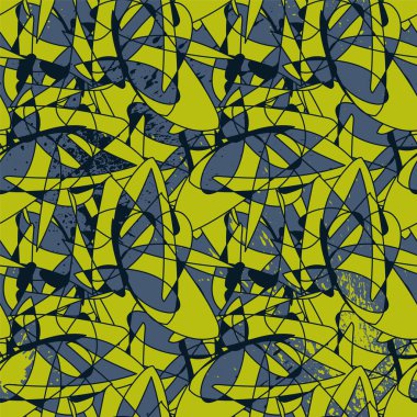  Kaotik desenleri olan kusursuz bir sanat eseri 