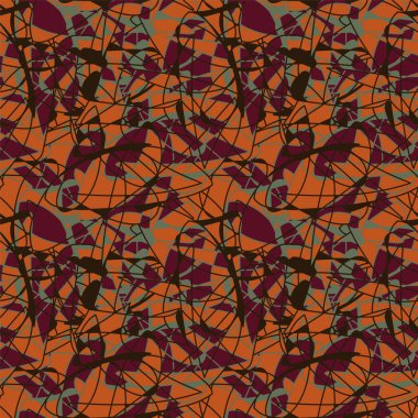  Kaotik desenleri olan kusursuz bir sanat eseri 