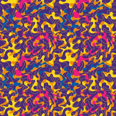 Tekstil, doku ve baskılar için dalga şekilleri ve çizgileri olan soyut renksiz desen