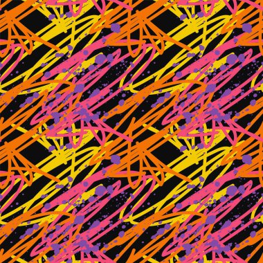  Karmaşık el çizgileri ve noktalarıyla kusursuz soyut desen.