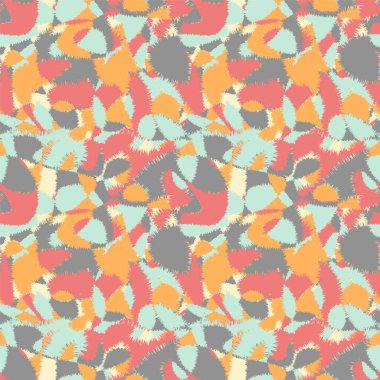 Soyut vektör renkli kaotik desenlere sahip kentsel kusursuz sanat eserleri