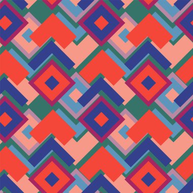  Baskı, duvar kâğıtları ve tekstil için geometri basit pürüzsüz desen