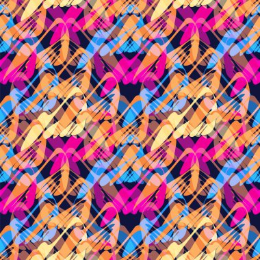  Soyut yineleme şekilleri olan kusursuz vektör deseni