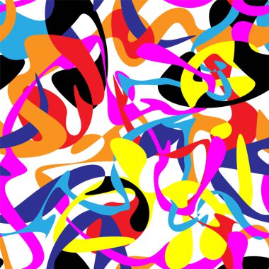  Yaratıcı vektör dalga şekilleriyle kusursuz soyut kentsel şablon