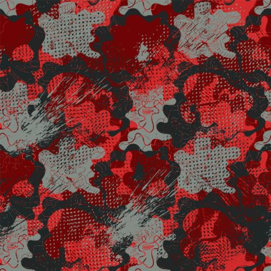 Kusursuz soyut kentsel renk deseni