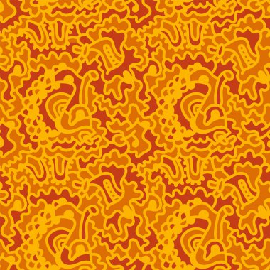 Kusursuz soyut dekoratif dalga çizgisi deseni