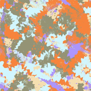 İzler, doku ve tekstil için eşsiz, kusursuz, soyut renkli desen