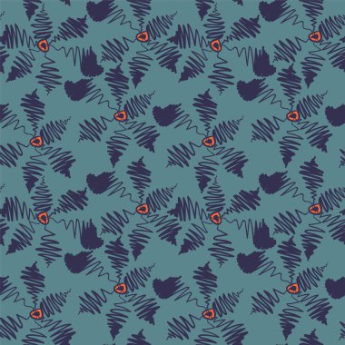  Botanik çiçek motifleriyle kusursuz olağandışı soyut sanat eserleri