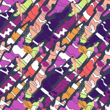  Eşsiz, kusursuz, soyut şehir modeli düşman baskısı, doku, tekstil