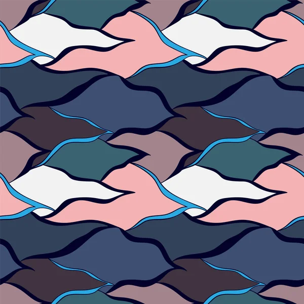 Nahtlose Bunte Abstrakte Muster Für Tapete Textil Textur — Stockvektor