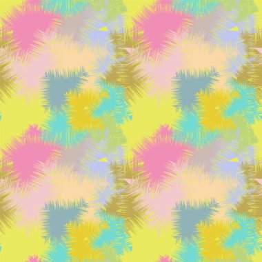  Çokrenkli kusursuz tropikal vektör deseni