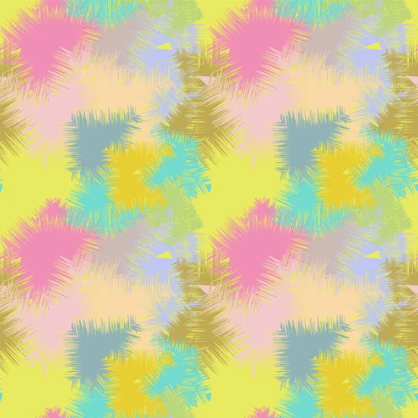 Modèle Vectoriel Tropical Abstrait Sans Couture Avec Multicolores — Image vectorielle