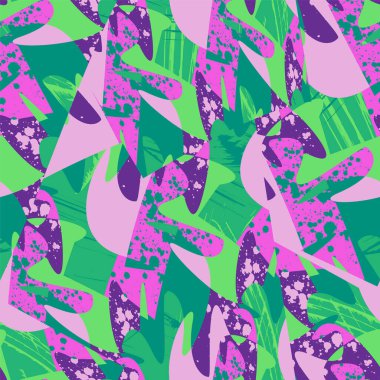  Dalga şekilli ve noktalı soyut renksiz devriye.