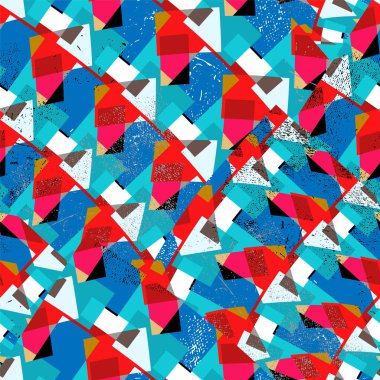  Karmaşık kareler ile geometri kusursuz soyut desen