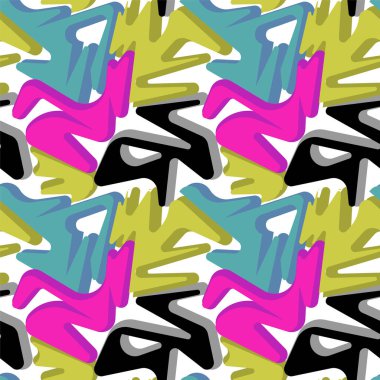  Dalga şekilli kusursuz ve benzersiz soyut geometri kalıbı