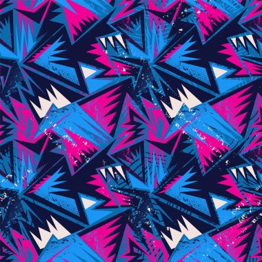  Kavisli geometri elemanları ve benekleri olan soyut, pürüzsüz bir şablon.