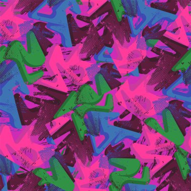  Dalga şekilli kusursuz ve benzersiz soyut geometri kalıbı