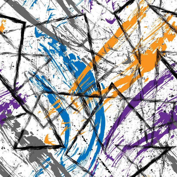  Eğimli grunge çizgileri ve benekleri olan kusursuz soyut kentsel desen