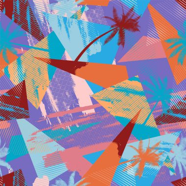  Tropikal geometri, kaotik avuç içleri ve üçgen elementlerle kusursuz desen.