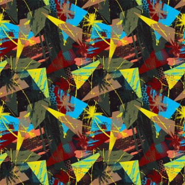  Tropikal geometri, kaotik avuç içleri ve üçgen elementlerle kusursuz desen.