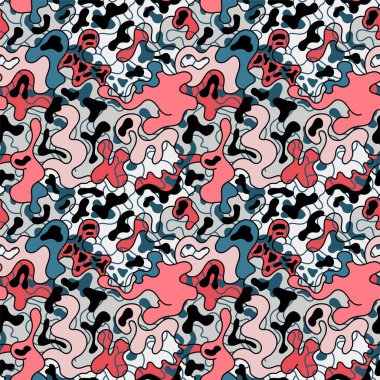  Kusursuz soyut sanat eseri dalga şekilleri ve çizgileri var.