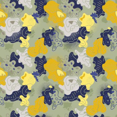  Dalga şekilleri ve dalga çizgileri olan şirin, yaratıcı bir model.