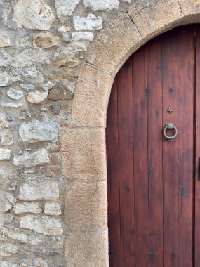 Ege Sokak Güzeli, Eski Veritabanının Çiçek Adlı Taş Evleri. Yüksek kalite fotoğraf