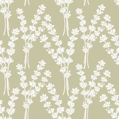 Lavanta. Paket üzerinde baskı için seamless modeli. Vektör. Grafik