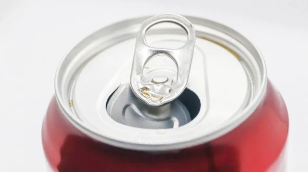 Aluminium Kan Rød Kulsyreholdige Drikke - Stock-foto