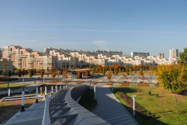 Moskova 'daki Khodynsky sahasına park et..