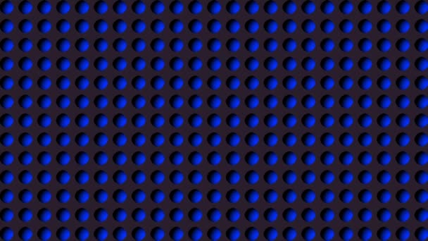 Blauwe cirkels achtergrond 3d — Stockvideo